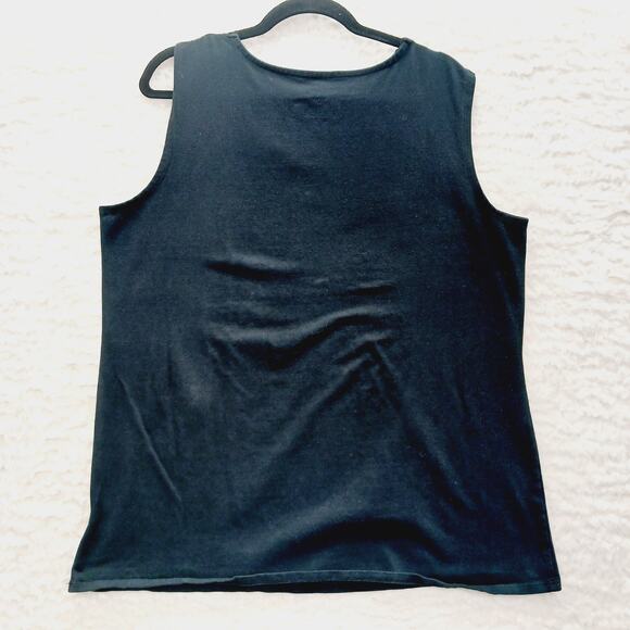 Tank Top Size XXL Black Lace Y2K Goth Fairygoth Whimsycore Festival Witchy Chic - Picture 6 of 10